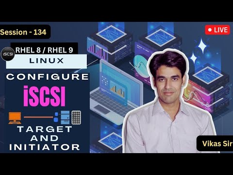 Session - 134 | Configure iSCSI Target (Server) & Initiator (Client) in Linux | Nehra Classes