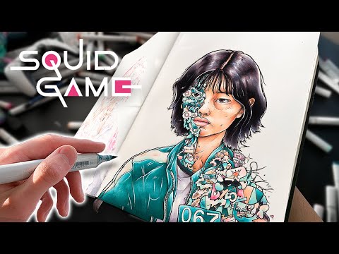 I Drew SAE BYEOK in 250.4 Seconds !!🎨🖋