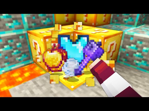 Minecraft, But ORES are Lucky Blocks..