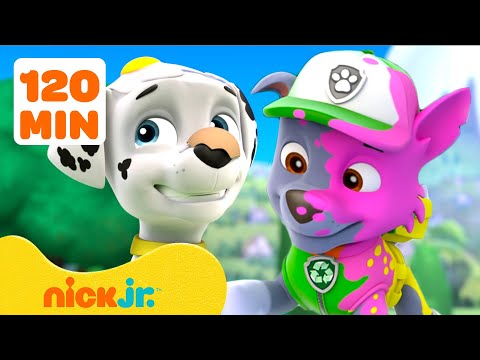 PAW Patrol Messiest Rescue Missions & Adventures! 🐾 w/ Marshall | 120 Minutes | Nick Jr.