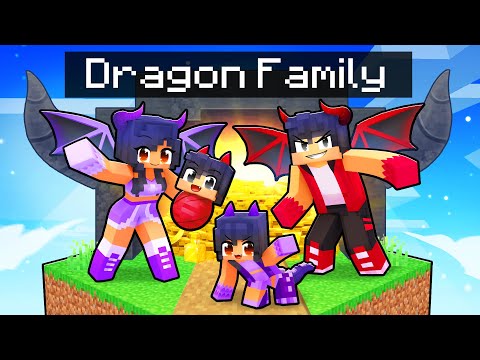Having a DRAGON FAMILY in Minecraft!