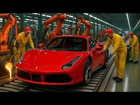 Inside the Ferrari Factory From Molten Aluminum to 340 kmh Supercar (Full Process)