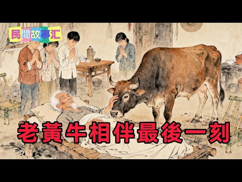 諷刺！九個親生骨肉，不如一頭黃牛，老牛硬撐一口氣，只為陪伴王老爺走完最後一刻，萬物有靈，子女慚愧不已！「民間故事匯」#民間故事
