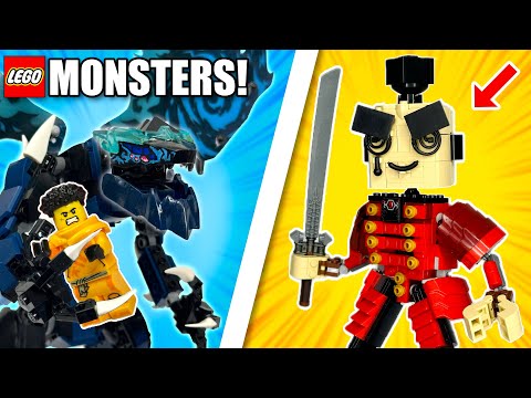 I Built LEGO MONSTERS from NINJAGO Dragons Rising...
