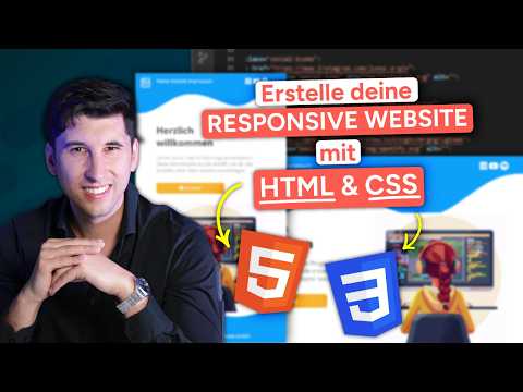 Responsive Website erstellen mit HTML und CSS (Anfänger-Tutorial deutsch)