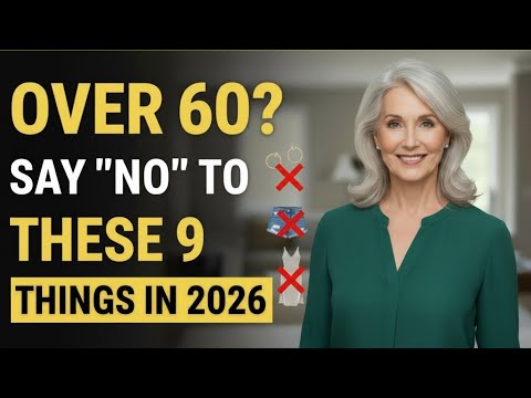 OVER 60? Say GOOD-BYE to These 9 Things FOREVER in 2026!