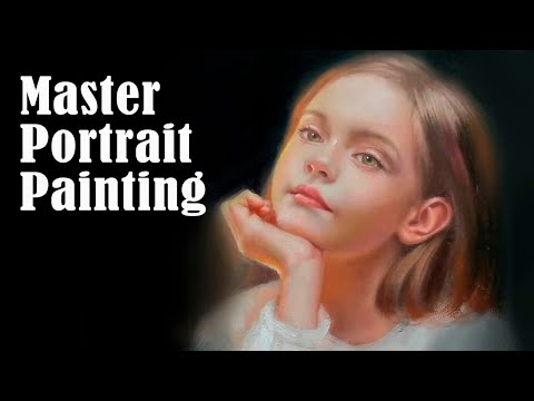 How to Paint a Perfect Portrait of a Young Girl? - painting a portrait