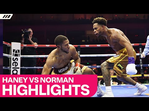 Devin Haney Becomes 3 Division Champ After Outclassing Brian Norman | Matchroom Boxing