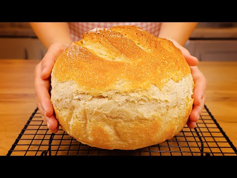 Mein Großvater hatte recht. Brot in 5 Minuten! Das ist möglich! Brot backen. Deutsches Rezept
