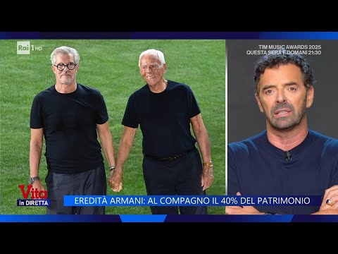 Leo Dell'Orco, chi è il compagno ed erede di Armani - Vita in Diretta 12/09/2025
