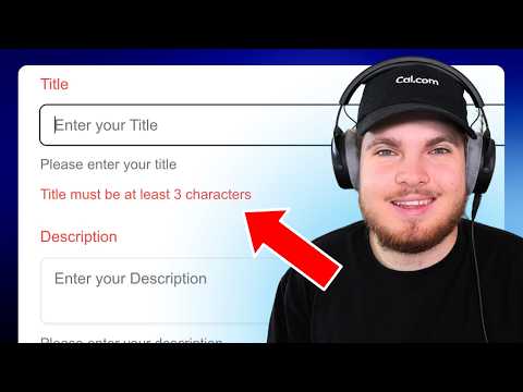 The BEST Way to Handle Form Validation in Next.js!