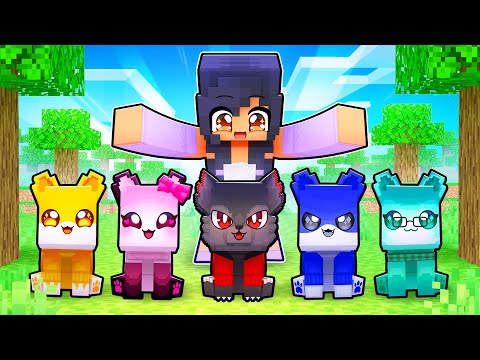 Turning my FRIENDS into KITTENS in Minecraft!