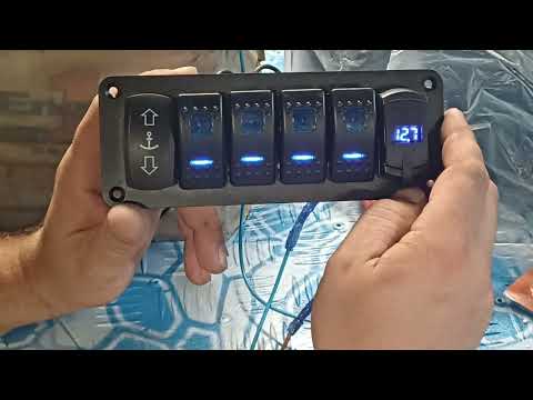 Как расключить клавиши панели лодки 