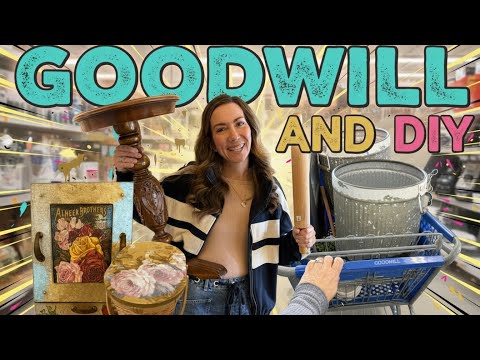 3 thrift stores over 4 carts of vintage goodness Goodwill Thrift Haul → DIY Flips Resell 4 PROFIT 💰