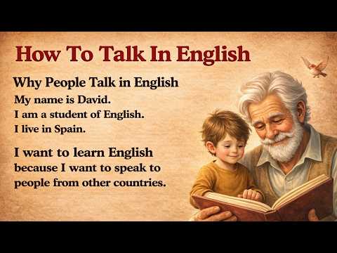 How To Talk In English || Graded Reader || Improve Your English || Listen And Practice || English