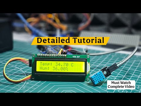 🌡 Ultimate Arduino DHT11 & I2C LCD Tutorial: Display Humidity & Temperature Like a Pro! 🚀 #moniter