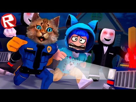СТРАШНАЯ ИСТОРИЯ В РОБЛОКС ПРО ДРУЗЕЙ (Roblox Break In Final Ending) Весёлый Кот и КОТЁНОК ЛАЙК