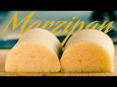 Marzipan und Rosenwasser selber machen - Feinste Marzipanrohmasse