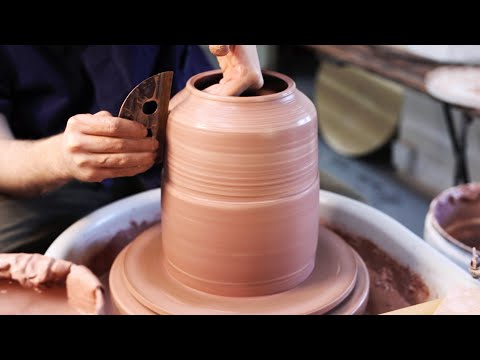 Making a Large Stepped Lidded Jar — From Start to Finish