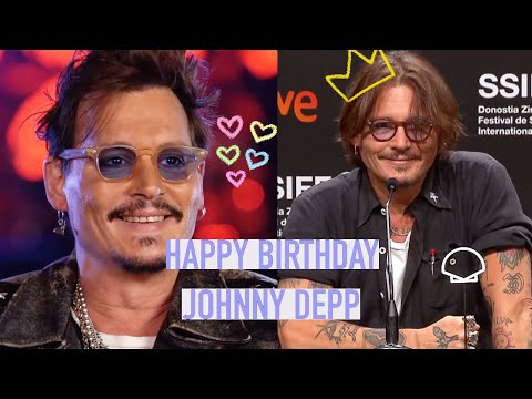 Happy 58th Birthday Johnny Depp! 🌈✨