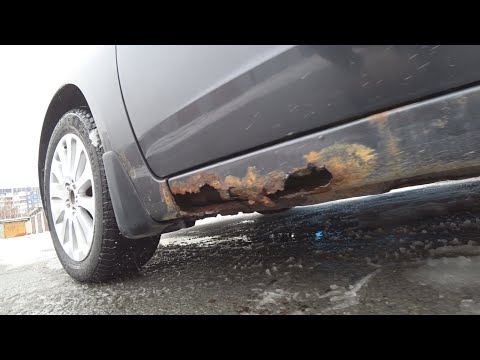 New life for a Subaru Impreza. Door sill repair.