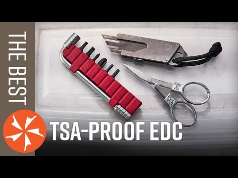 TSA-Approved EDC Travel Tools & Knife Alternatives