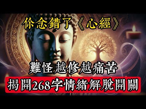 你念錯了《心經》！難怪越修越痛苦 | 揭開268字背後的“情緒解脫開關”！#佛學 #禪宗 #佛教哲學 #佛教經典