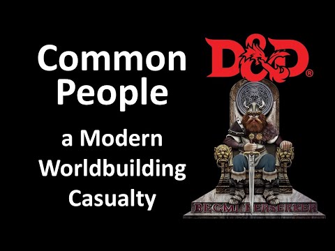 Common People - a modern world building casualty