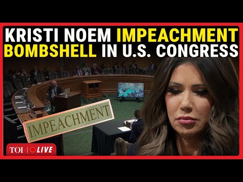 Kristi Noem IMPEACHMENT Announcement; '$172 Mn Jet Scandal, ICE Raids' To Haunt DHS Secy? US News