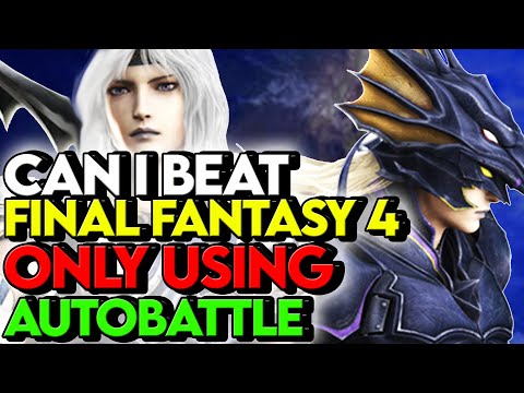 Can I Beat Final Fantasy 4 using only Autobattle? - Challenge Video