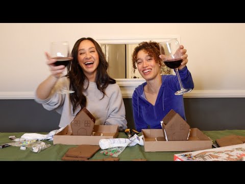 DRUNK GINGERBREAD HOUSE BUILDING WITH FRANNY *we answer your questions*