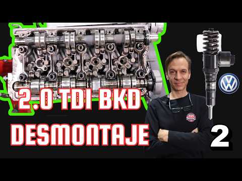 2.0 TDI BKD Engine Part 2 | Cylinder Head, Pump Injectors, Wiring, Rocker Cover, Timing Belt.
