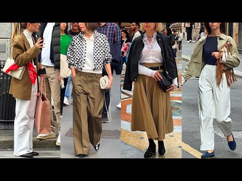 NEW SPRING SUMMER 2025 OUTFITS LOOKS 🇮🇹 HOW TO SHOP LIKE ITALIANS THIS MAY🌸 MILAN STREET FASHION