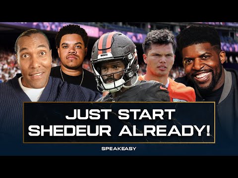 "It's time for SHEDEUR! Dillon Gabriel AIN'T IT!" Acho and Housh DEBATE Browns QB's | SPEAKEASY