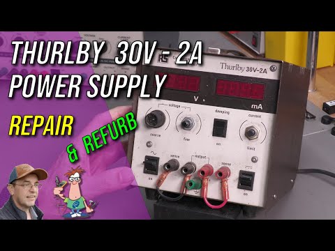 No.130 - Thurlby 30V-2A Bench Power Supply Repair