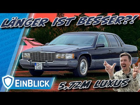 Wenn eine S-Klasse zu KLEIN ist! Cadillac Fleetwood Brougham (1995) - So funktioniert US Luxus