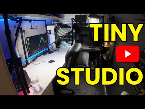 How I Turned My SMALL BAD ROOM Into A YOUTUBE STUDIO (UPDATE)