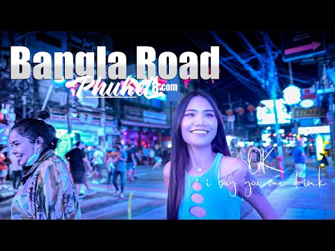 Bangla Road | Best Nightlife Guided Tour | Patong Beach – Phuket Thailand 4K