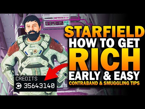 Get RICH Early In Starfield! Secret Contraband & Smuggling Tips To Get Rich Easy