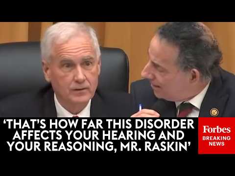 Tom McClintock Mocks Jamie Raskin For 'Trump Derangement Rants' Which Sets Off A Rough Interchange