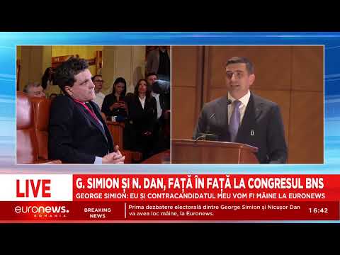George Simion și Nicușor Dan, față-n față la Congresul Blocului Național Sindical