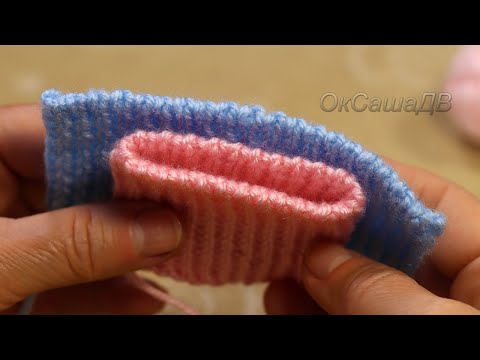 Как закрыть резинку 1х1 иглой. Самый простой и понятный способ. Вяжем с Оксаной Валерьевной.