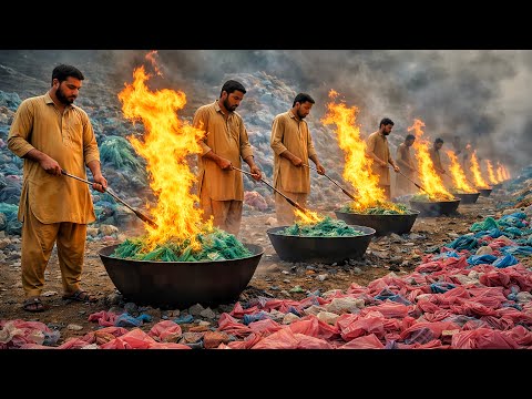 Unbelievable Recycling: Waste Packaging CONVERTED into Plastic Chairs