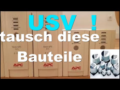 USV defekt ? Akku tauschen und reparieren APC USV schaltet nicht ein
