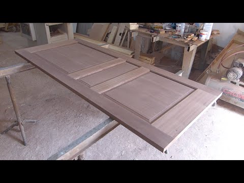 Creative solid wood door making in easy way