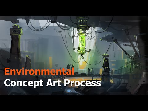 Environmental Concept Art Process