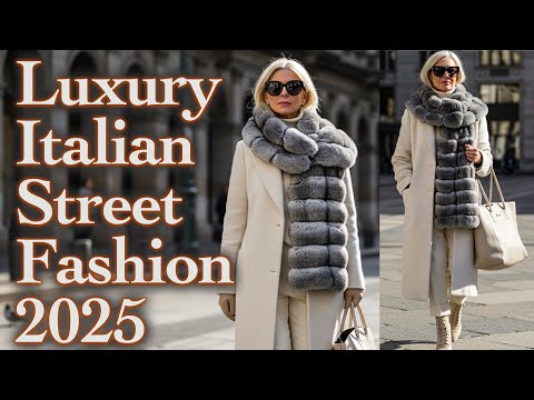 Italian Luxurious Street Fashion: The Most Beautiful Winter 2025 Looks in Italy. Chanel, Prada, Dior