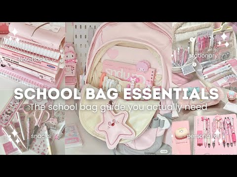 Things to keep in your School Bag | Back to School 2025 🩷