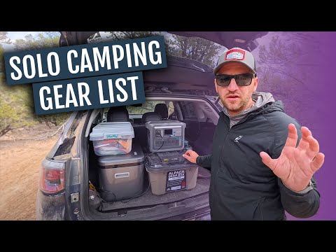 Everything I Pack For Solo Camping From The Car!