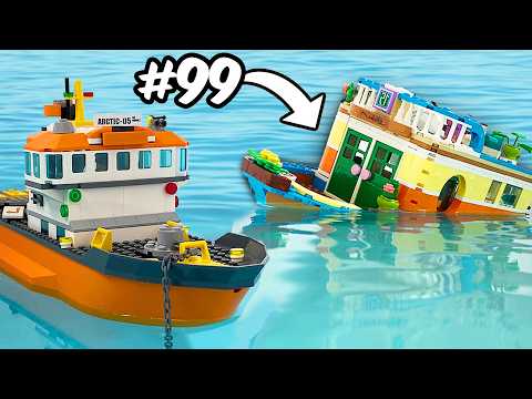 I Tested 1000 Lego Boats!